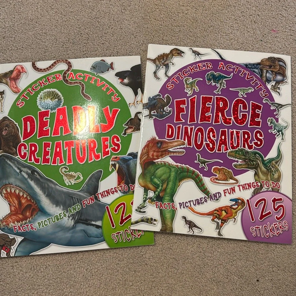 Kids Sticker Activity Books - Picture 1 of 6